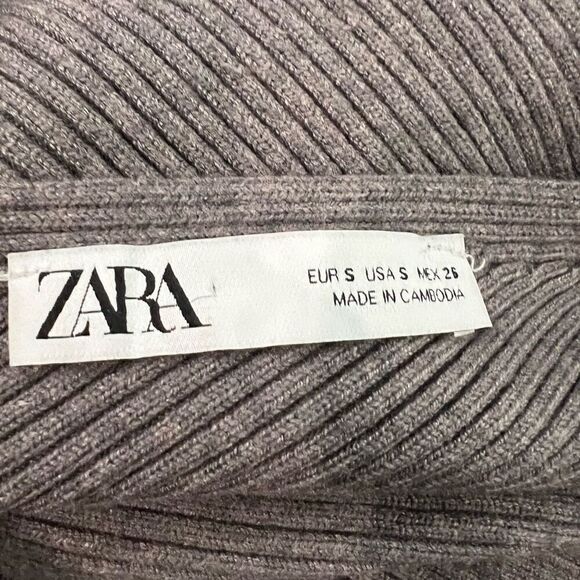 Zara Ribbed Knit Dress size s - Picture 5 of 8